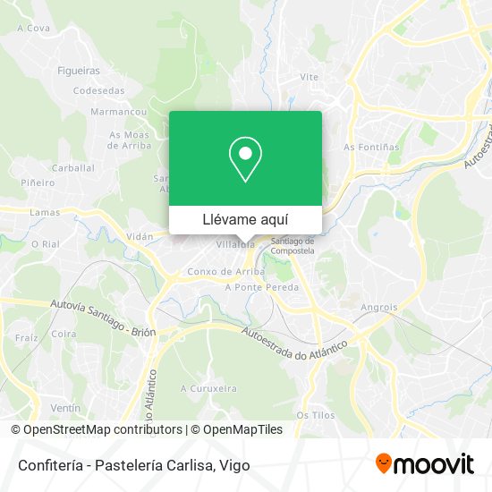 Mapa Confitería - Pastelería Carlisa