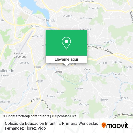 Mapa Colexio de Educación Infantil E Primaria Wenceslao Fernández Flórez