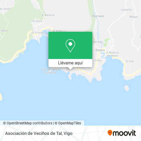 Mapa Asociación de Veciños de Tal