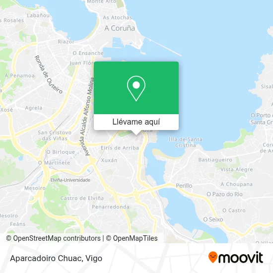 Mapa Aparcadoiro Chuac
