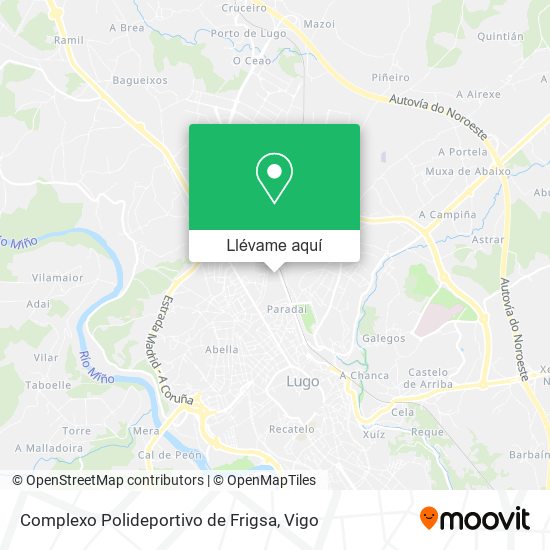 Mapa Complexo Polideportivo de Frigsa