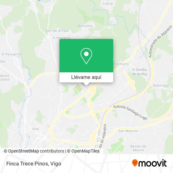 Mapa Finca Trece Pinos