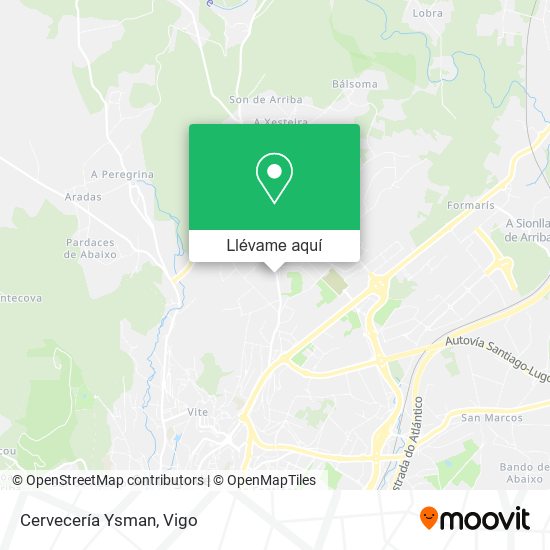 Mapa Cervecería Ysman