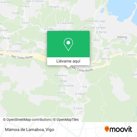 Mapa Mámoa de Lamaboa