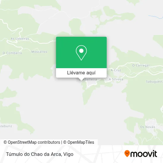 Mapa Túmulo do Chao da Arca