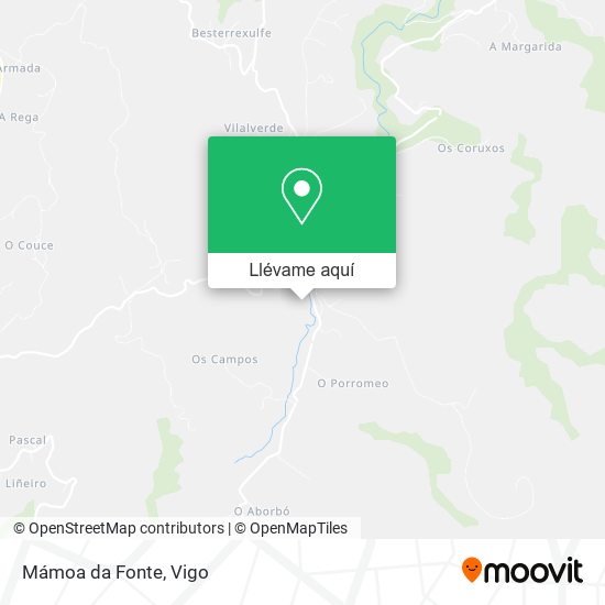 Mapa Mámoa da Fonte