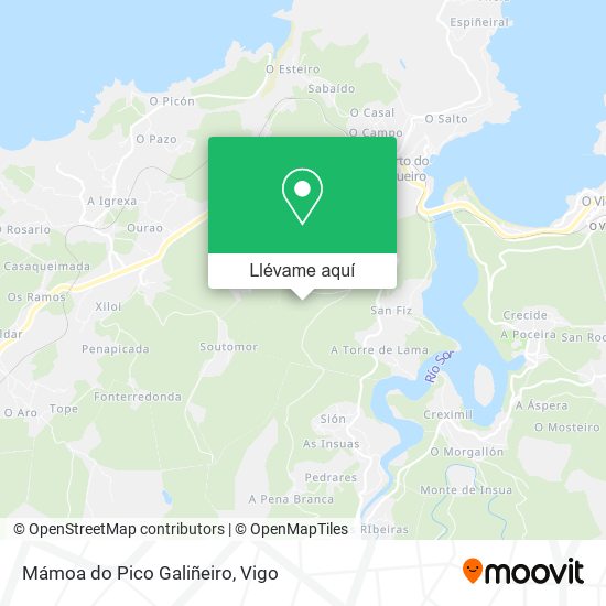 Mapa Mámoa do Pico Galiñeiro