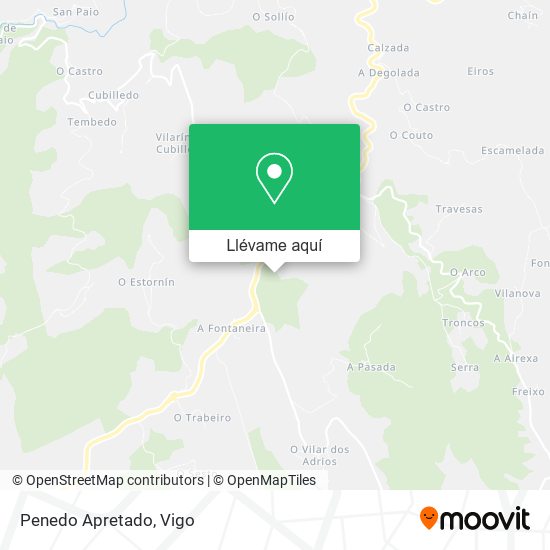 Mapa Penedo Apretado