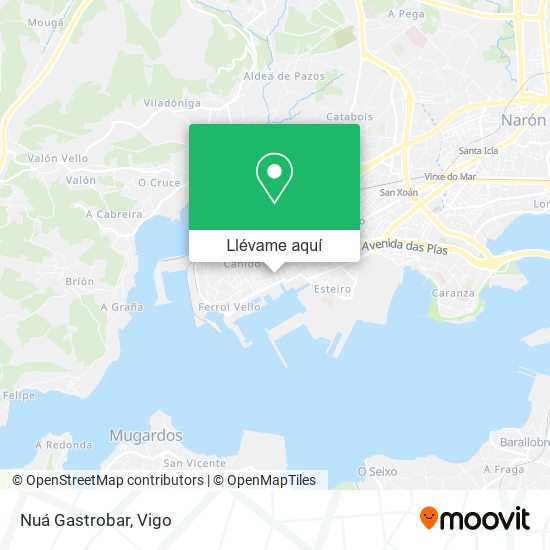 Mapa Nuá Gastrobar