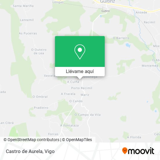 Mapa Castro de Aurela