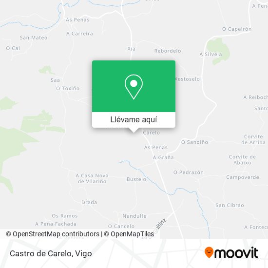 Mapa Castro de Carelo