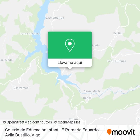 Mapa Colexio de Educación Infantil E Primaria Eduardo Ávila Bustillo
