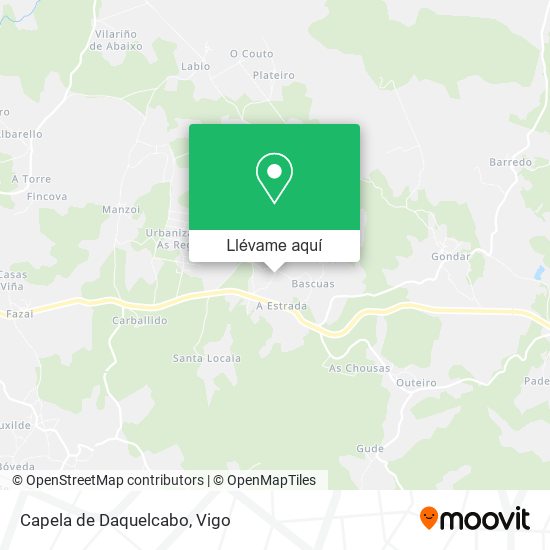 Mapa Capela de Daquelcabo