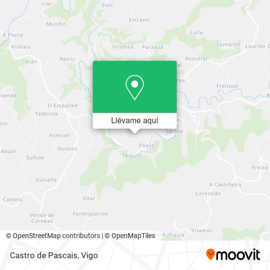 Mapa Castro de Pascais