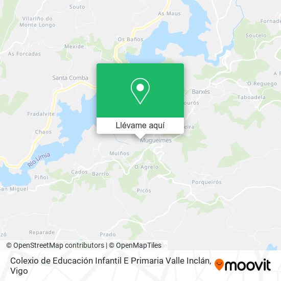 Mapa Colexio de Educación Infantil E Primaria Valle Inclán