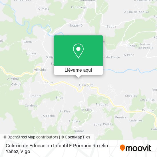Mapa Colexio de Educación Infantil E Primaria Roxelio Yáñez