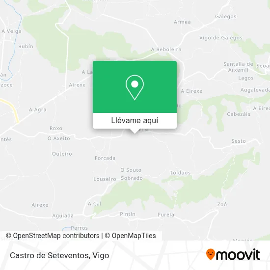 Mapa Castro de Seteventos