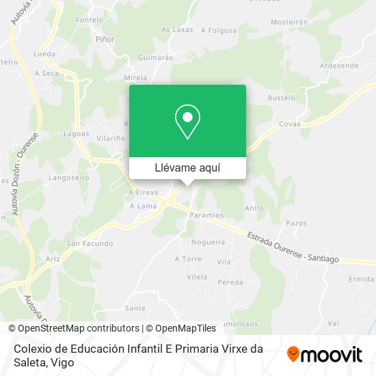 Mapa Colexio de Educación Infantil E Primaria Virxe da Saleta