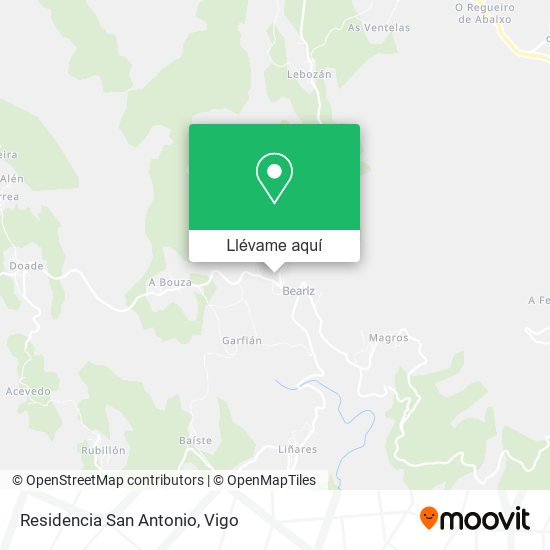 Mapa Residencia San Antonio