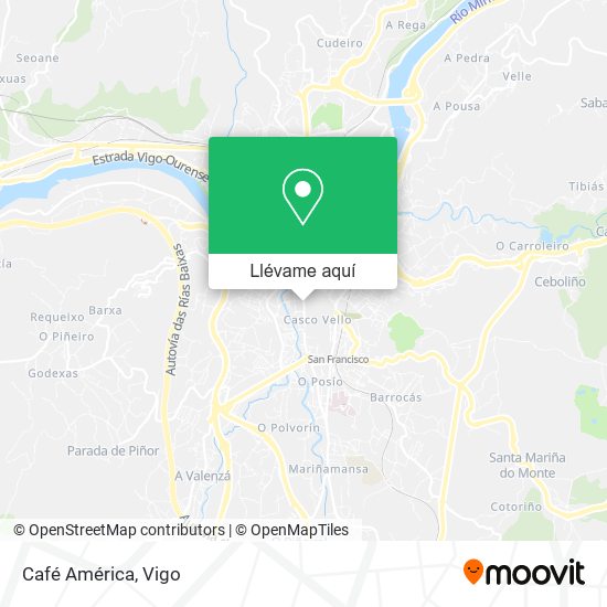 Mapa Café América