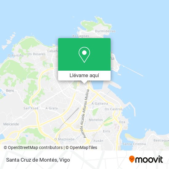 Mapa Santa Cruz de Montés