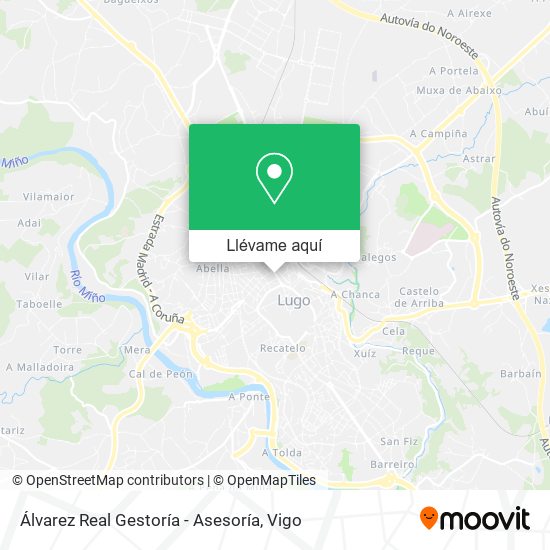 Mapa Álvarez Real Gestoría - Asesoría