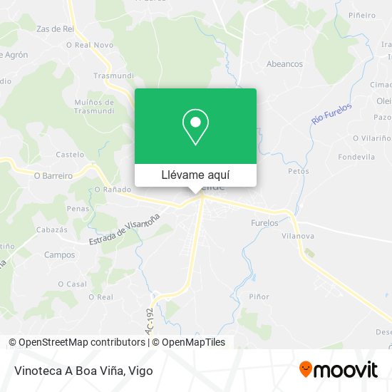 Mapa Vinoteca A Boa Viña