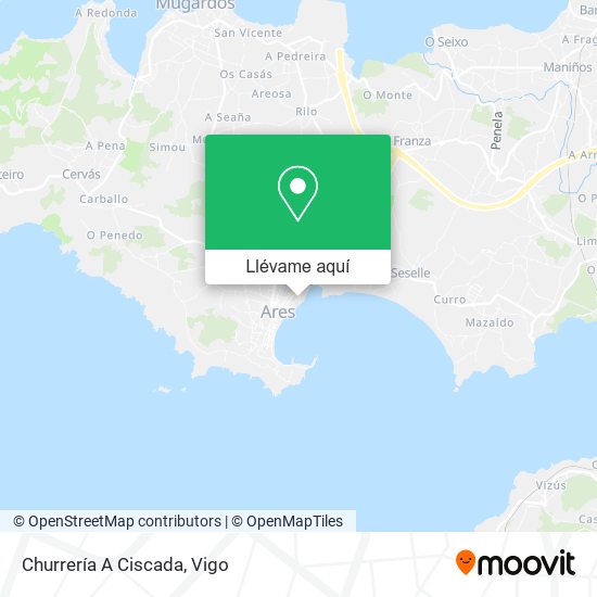 Mapa Churrería A Ciscada