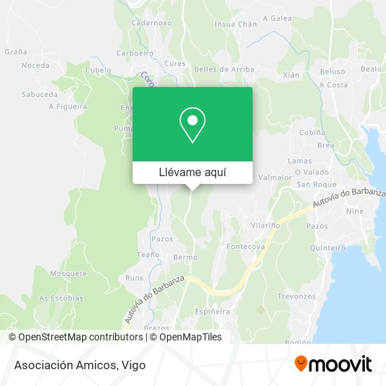Mapa Asociación Amicos