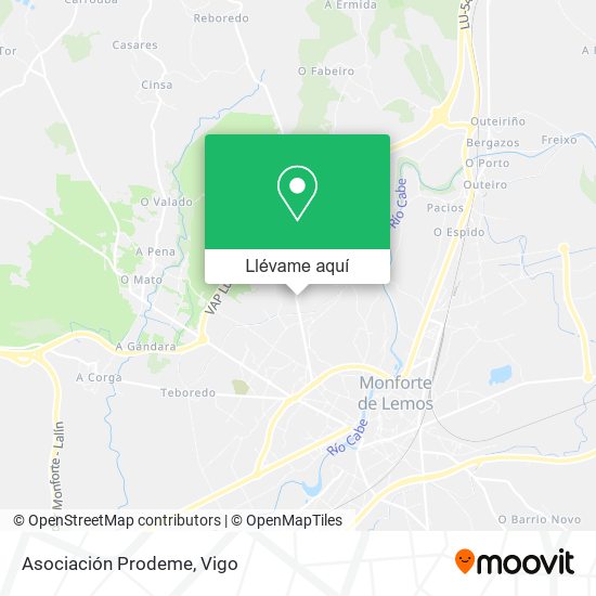Mapa Asociación Prodeme