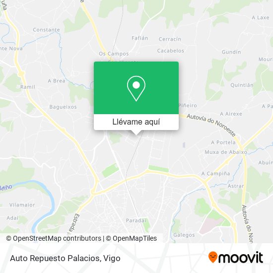 Mapa Auto Repuesto Palacios