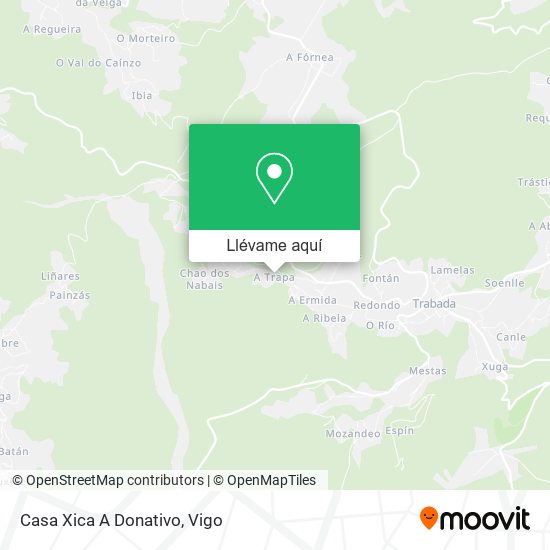 Mapa Casa Xica A Donativo