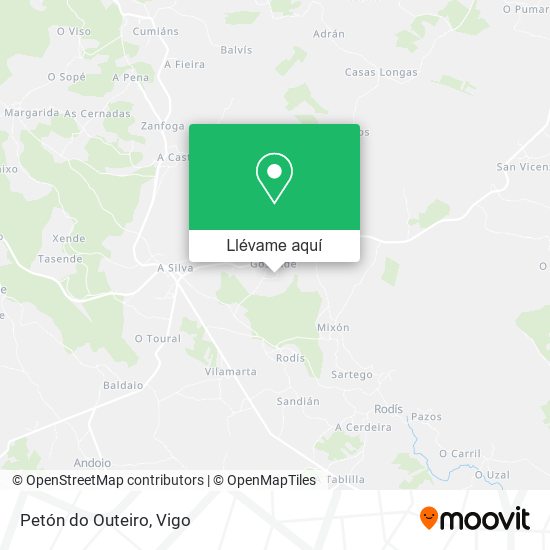 Mapa Petón do Outeiro