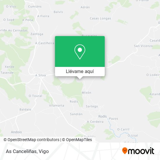 Mapa As Canceliñas
