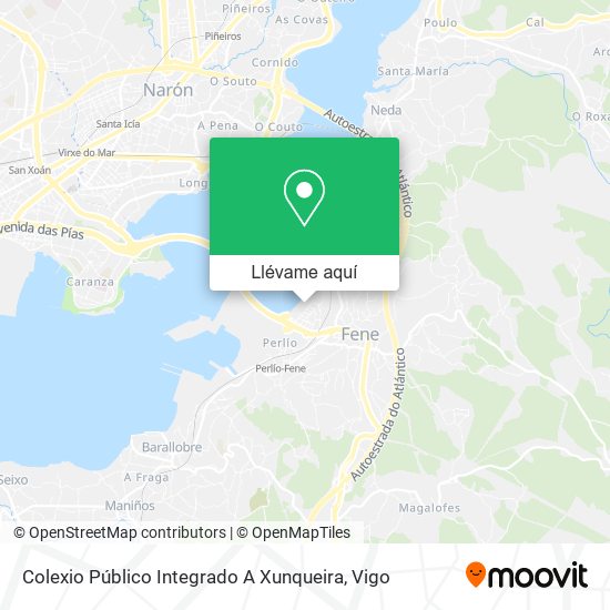 Mapa Colexio Público Integrado A Xunqueira