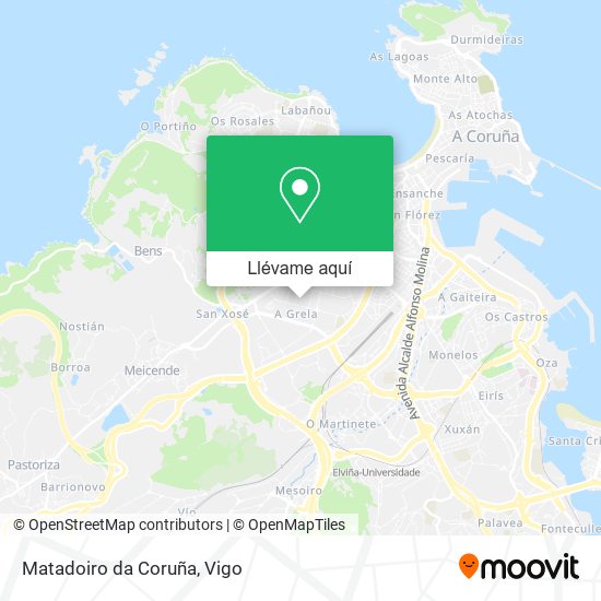 Mapa Matadoiro da Coruña