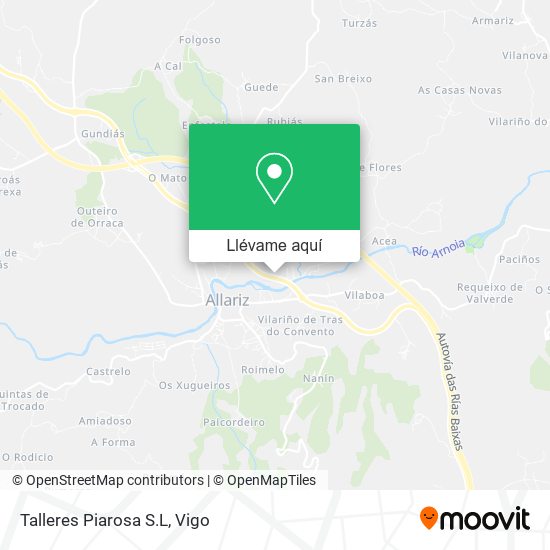 Mapa Talleres Piarosa S.L