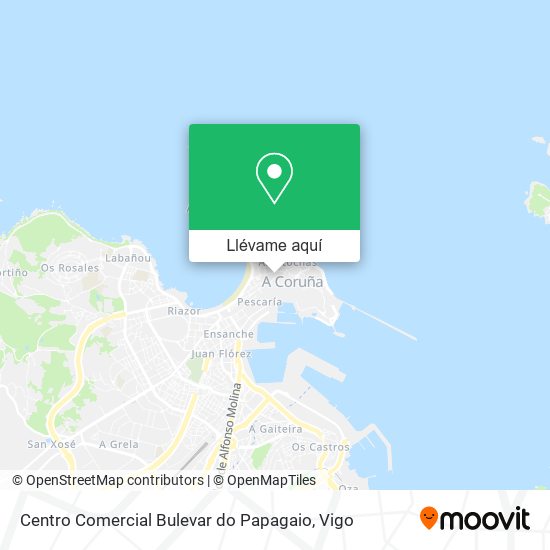 Mapa Centro Comercial Bulevar do Papagaio