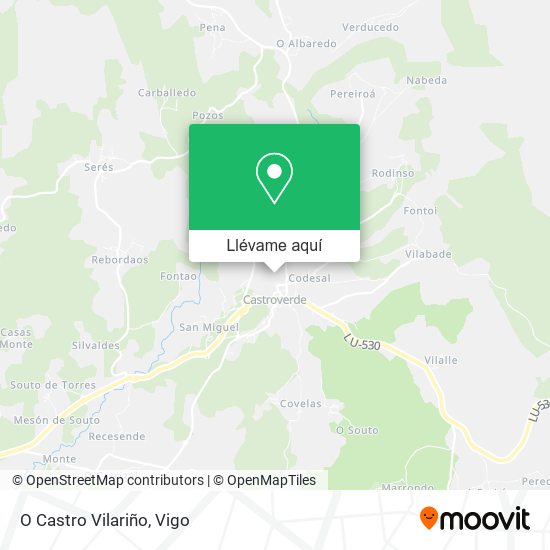 Mapa O Castro Vilariño