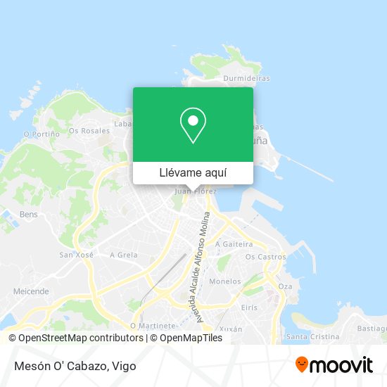 Mapa Mesón O' Cabazo