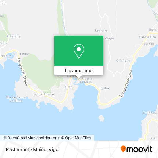 Mapa Restaurante Muiño