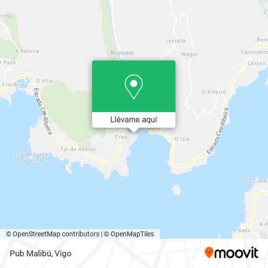Mapa Pub Malibú