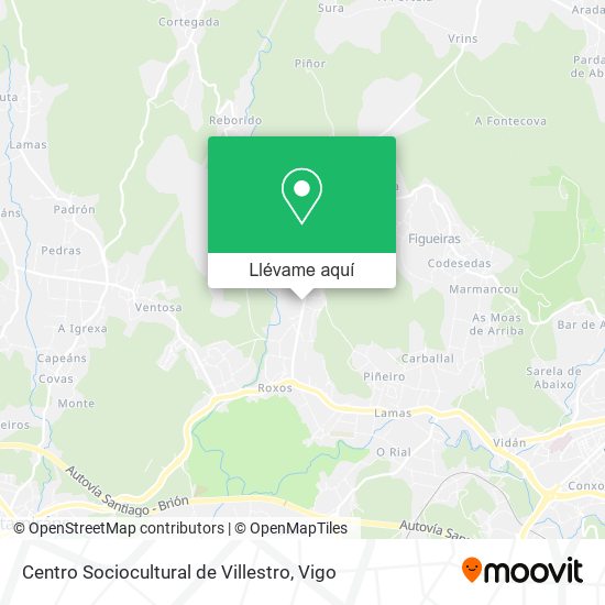 Mapa Centro Sociocultural de Villestro