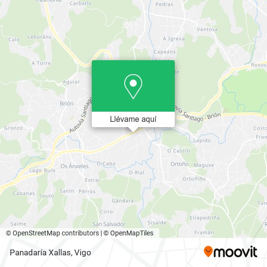 Mapa Panadaría Xallas