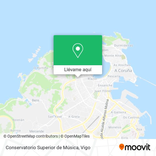 Mapa Conservatorio Superior de Música