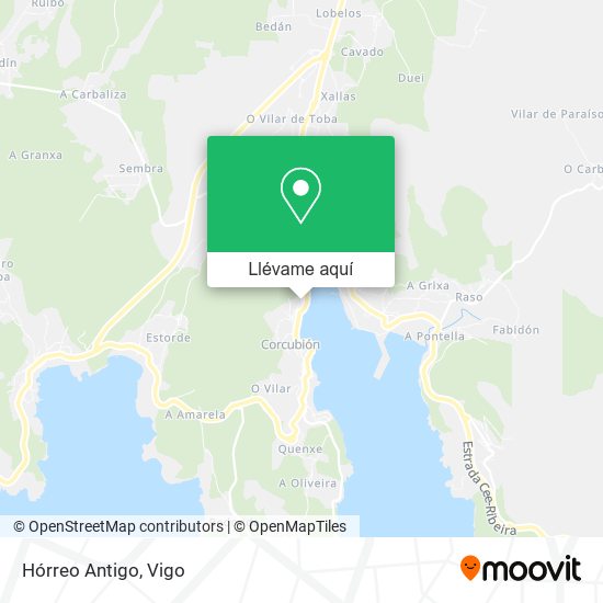 Mapa Hórreo Antigo