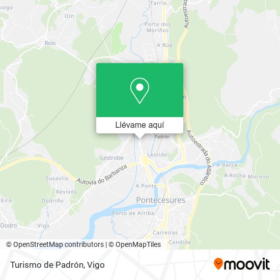 Mapa Turismo de Padrón