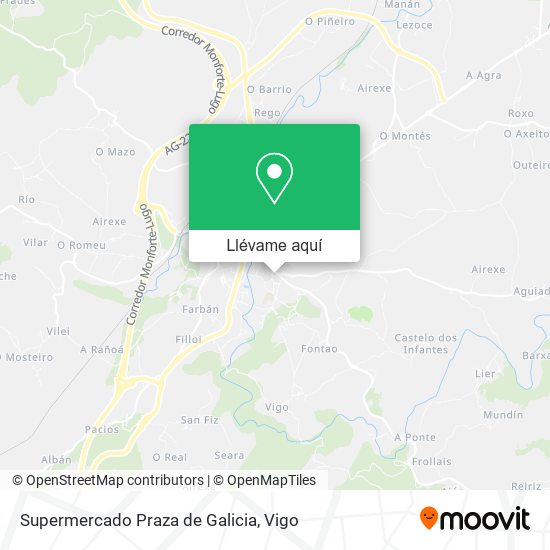 Mapa Supermercado Praza de Galicia