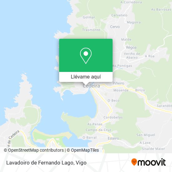 Mapa Lavadoiro de Fernando Lago