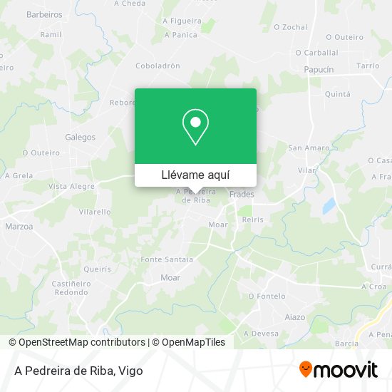 Mapa A Pedreira de Riba